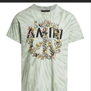 AMIRI Green Butterfly Graphic Tee